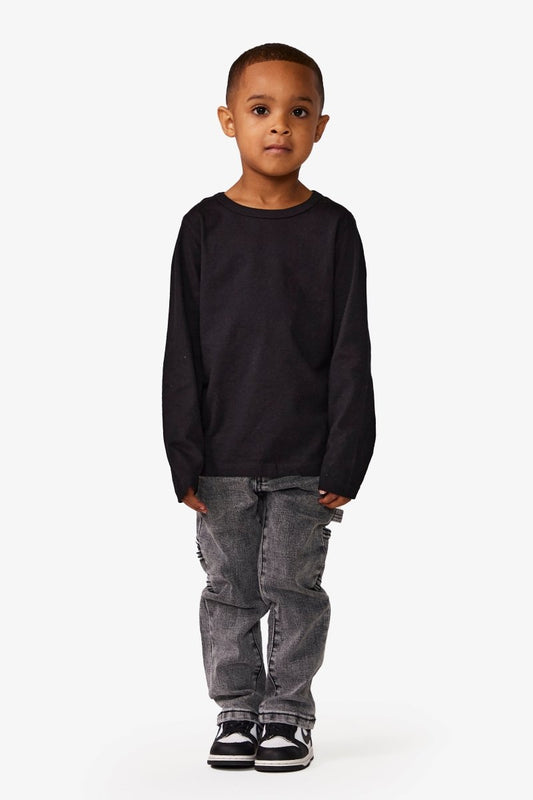 VPLAY KIDS JEANS "MR.KIDS" LT. GREY WASHED - Valabasas