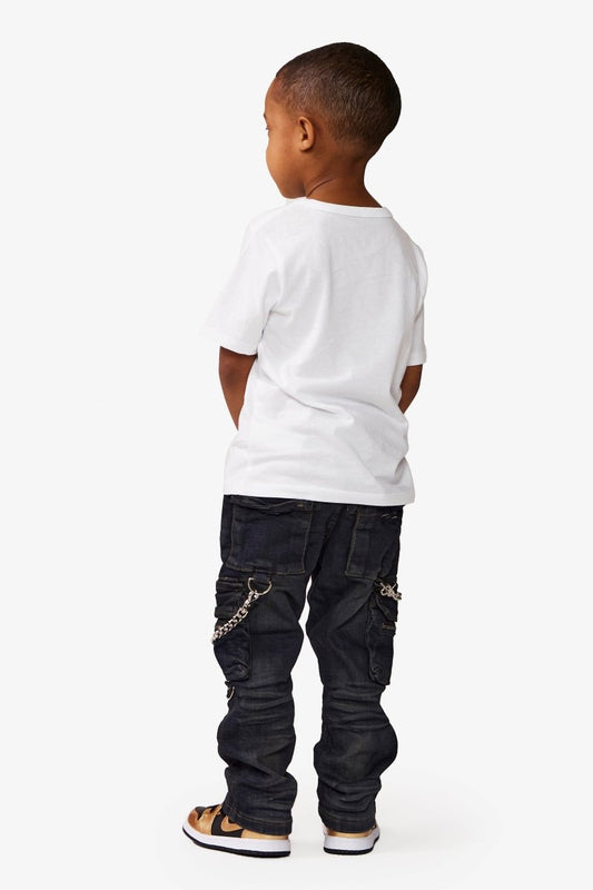 VPLAY KIDS JEANS "NICO" VINTAGE BLUE - Valabasas