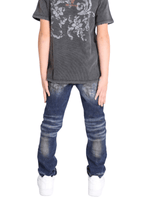 VPLAY KIDS JEANS  “ONLY LOVE” DIRTY WASHED