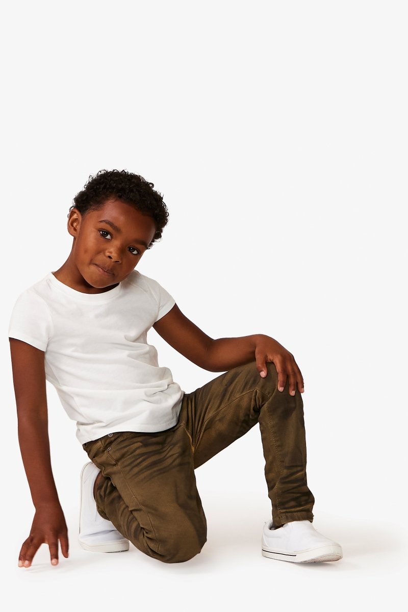 VPLAY KIDS JEANS "SOLO"  BROWN WASHED