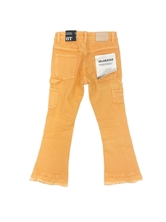 VPLAY KIDS STACKED JEANS " JR. EXTENDO" LT.ORANGE - Valabasas