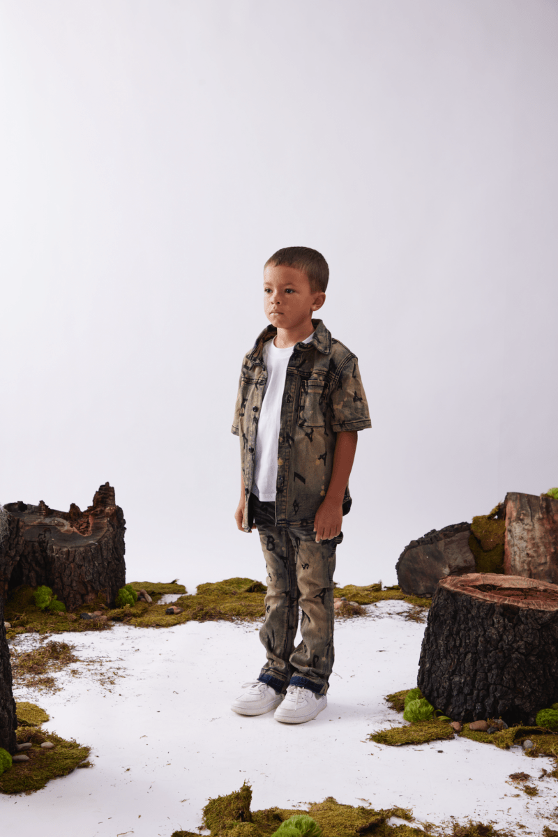 VPLAY WOVEN "SOLITARE” VINTAGE BLUE