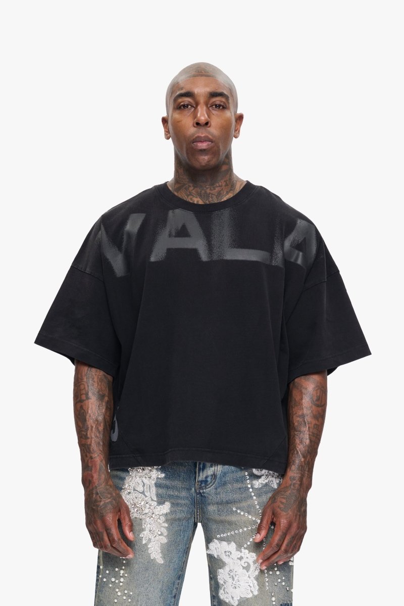 VV Cropped Fit Tee Black - Valabasas