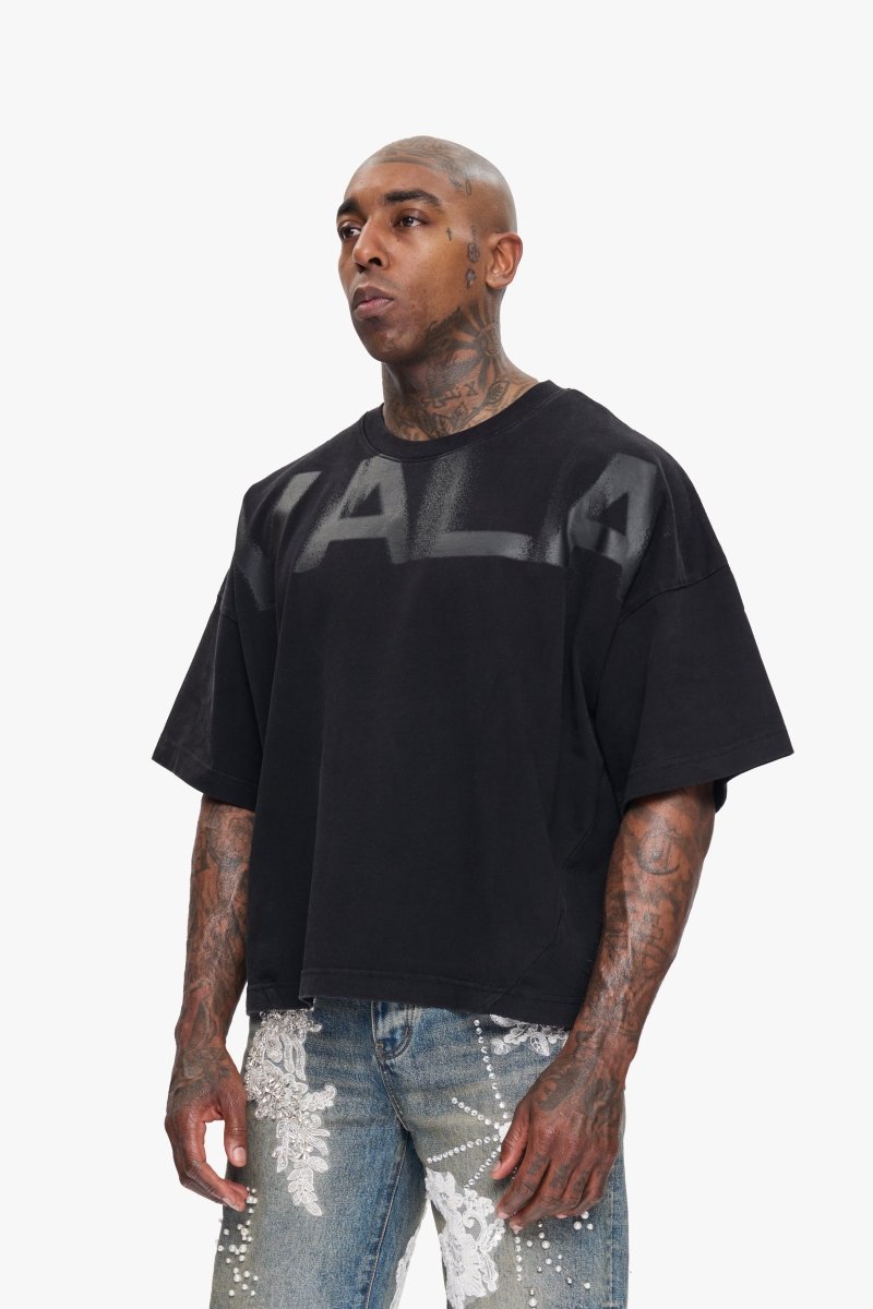 VV Cropped Fit Tee Black - Valabasas