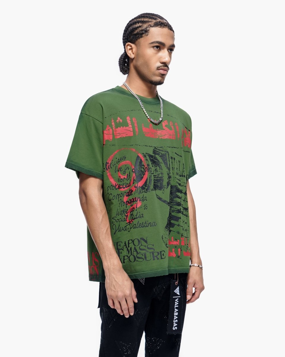 Weapons Tee Green - Valabasas