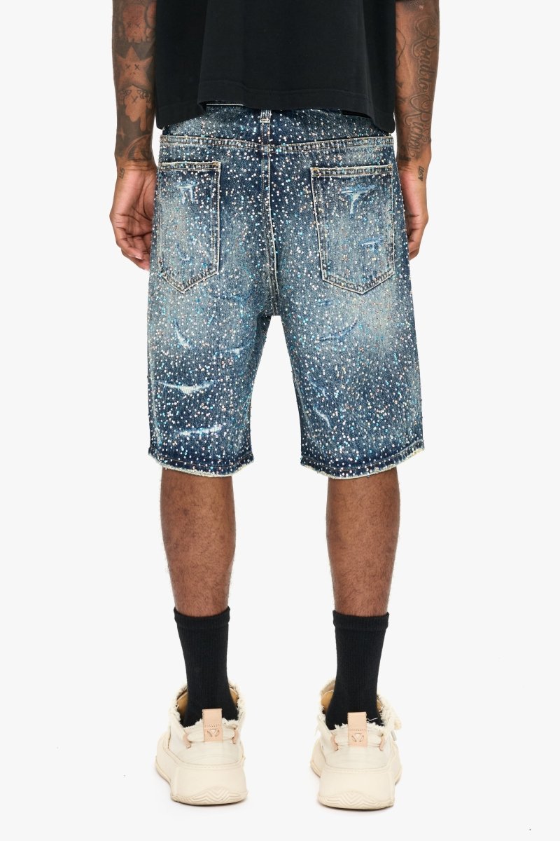 Wear Blu/Slv Denim Jorts - Valabasas