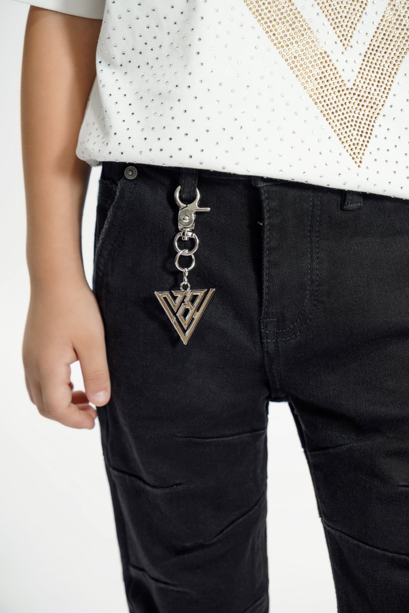 West Kids Black Skinny Jeans - Valabasas