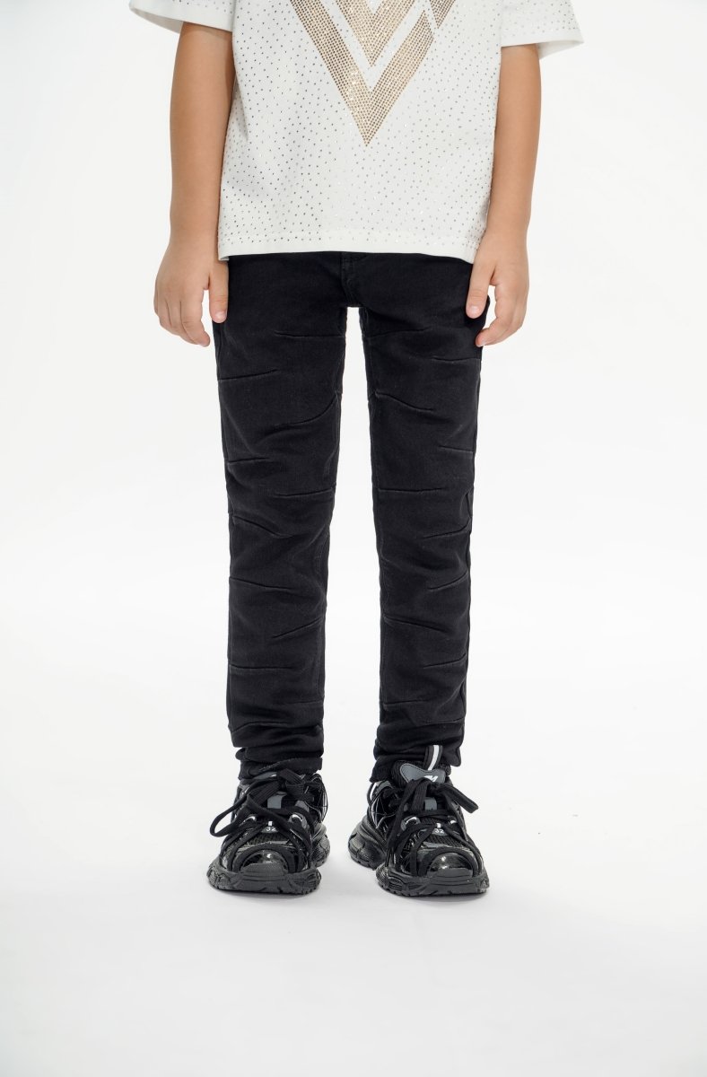 West Kids Black Skinny Jeans - Valabasas