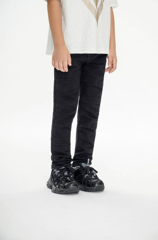 West Kids Black Skinny Jeans - Valabasas