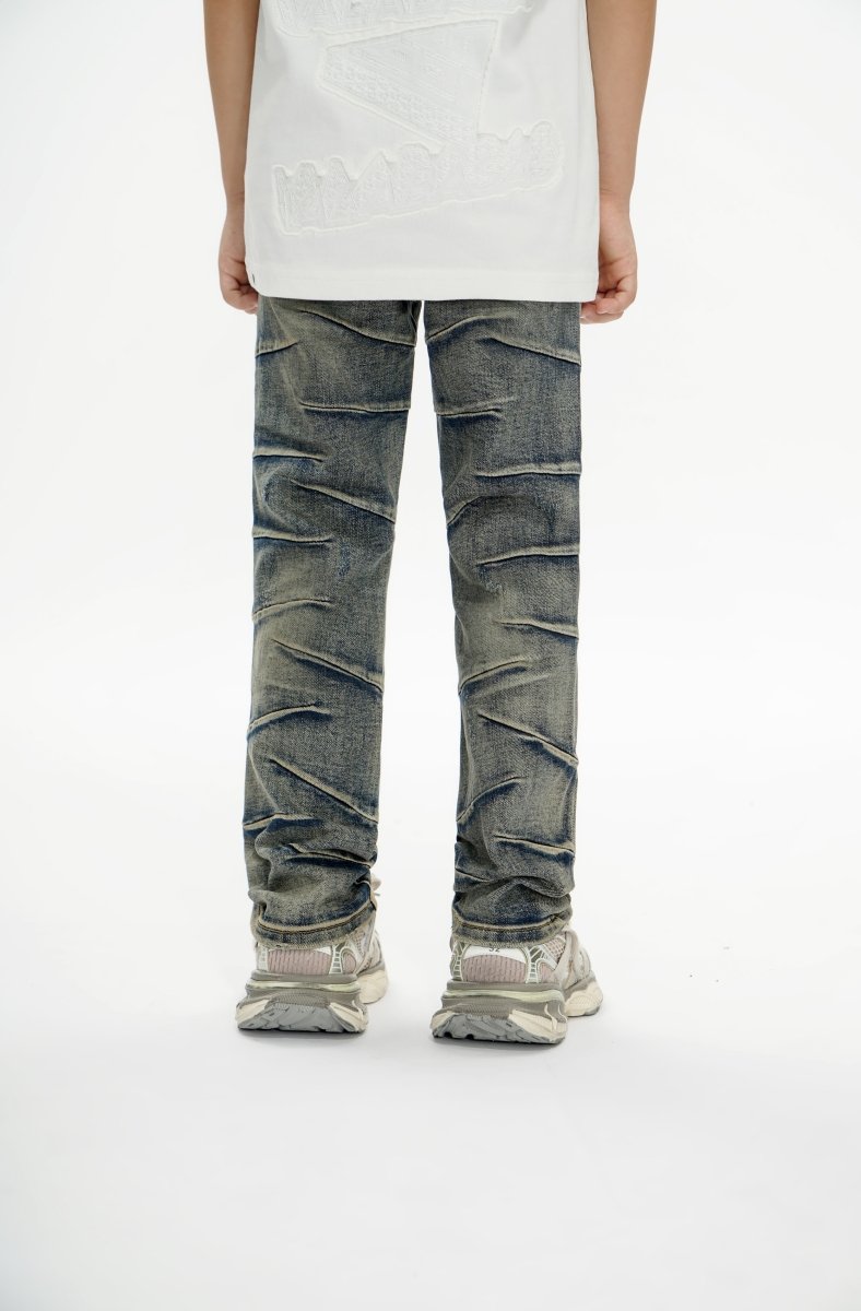 West Kids Light Blue Washed Skinny Jeans - Valabasas