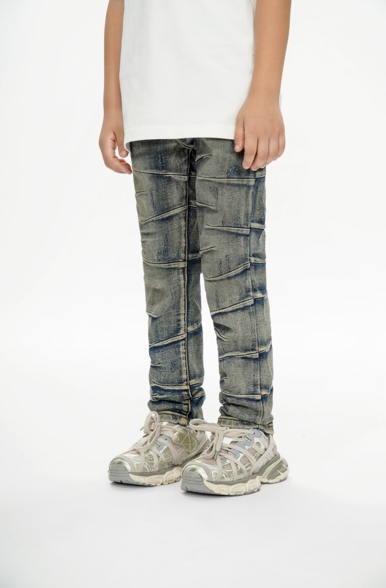 West Kids Light Blue Washed Skinny Jeans - Valabasas