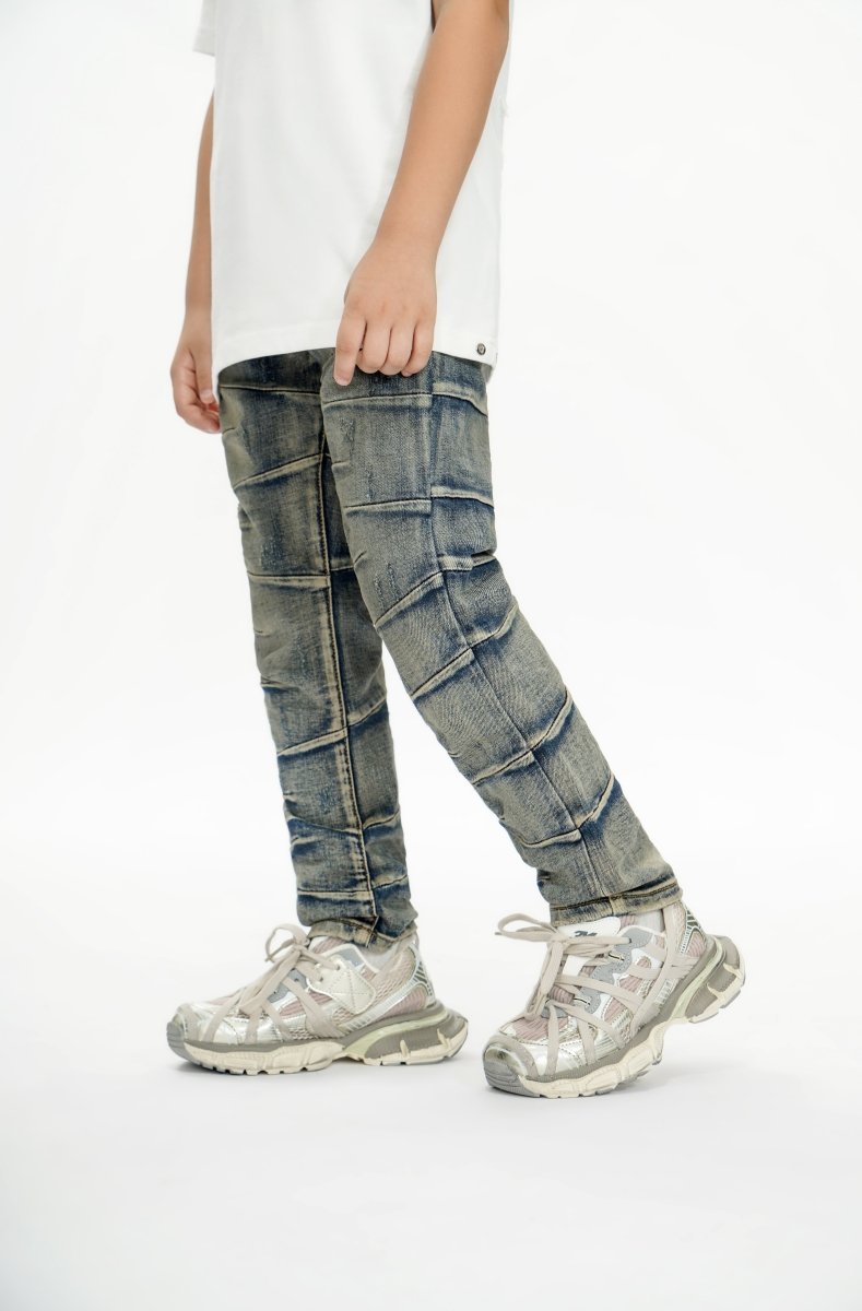 West Kids Light Blue Washed Skinny Jeans - Valabasas