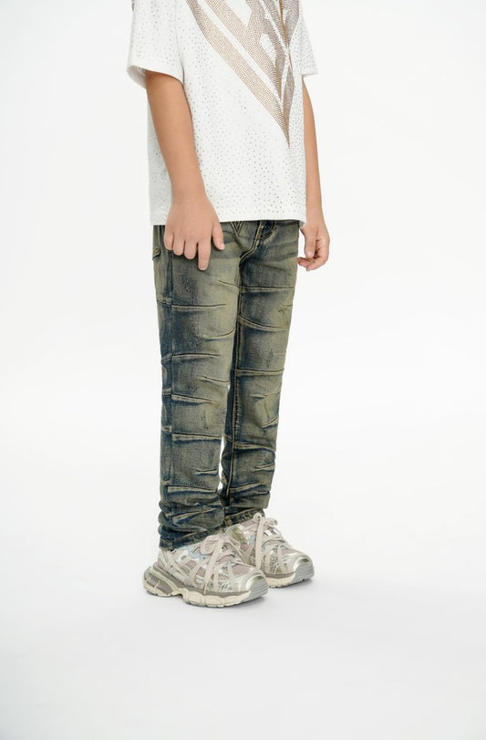 West Kids Vintage Washed Skinny Jeans - Valabasas