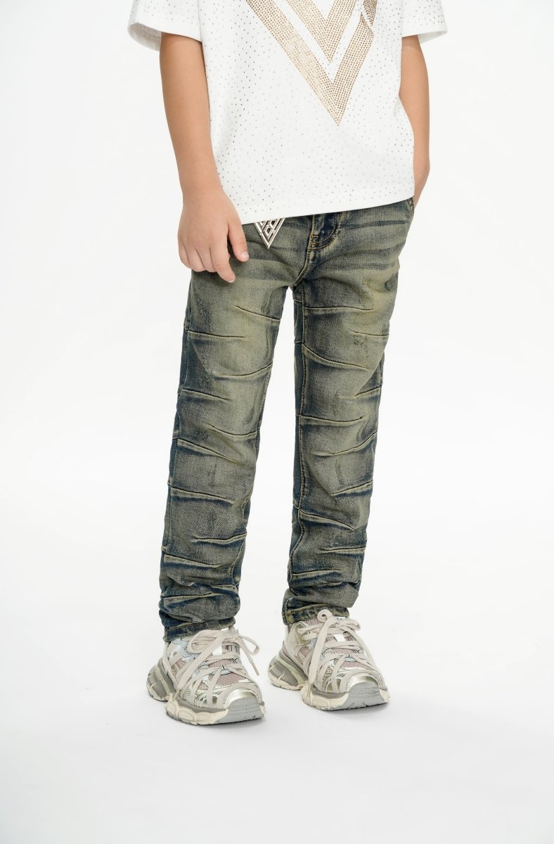 West Kids Vintage Washed Skinny Jeans - Valabasas