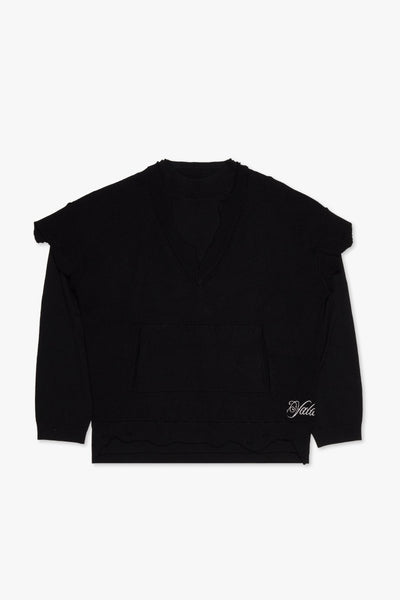 トップス VALABASAS SAD DAYS BLACK CREWNECK VALABASAS -