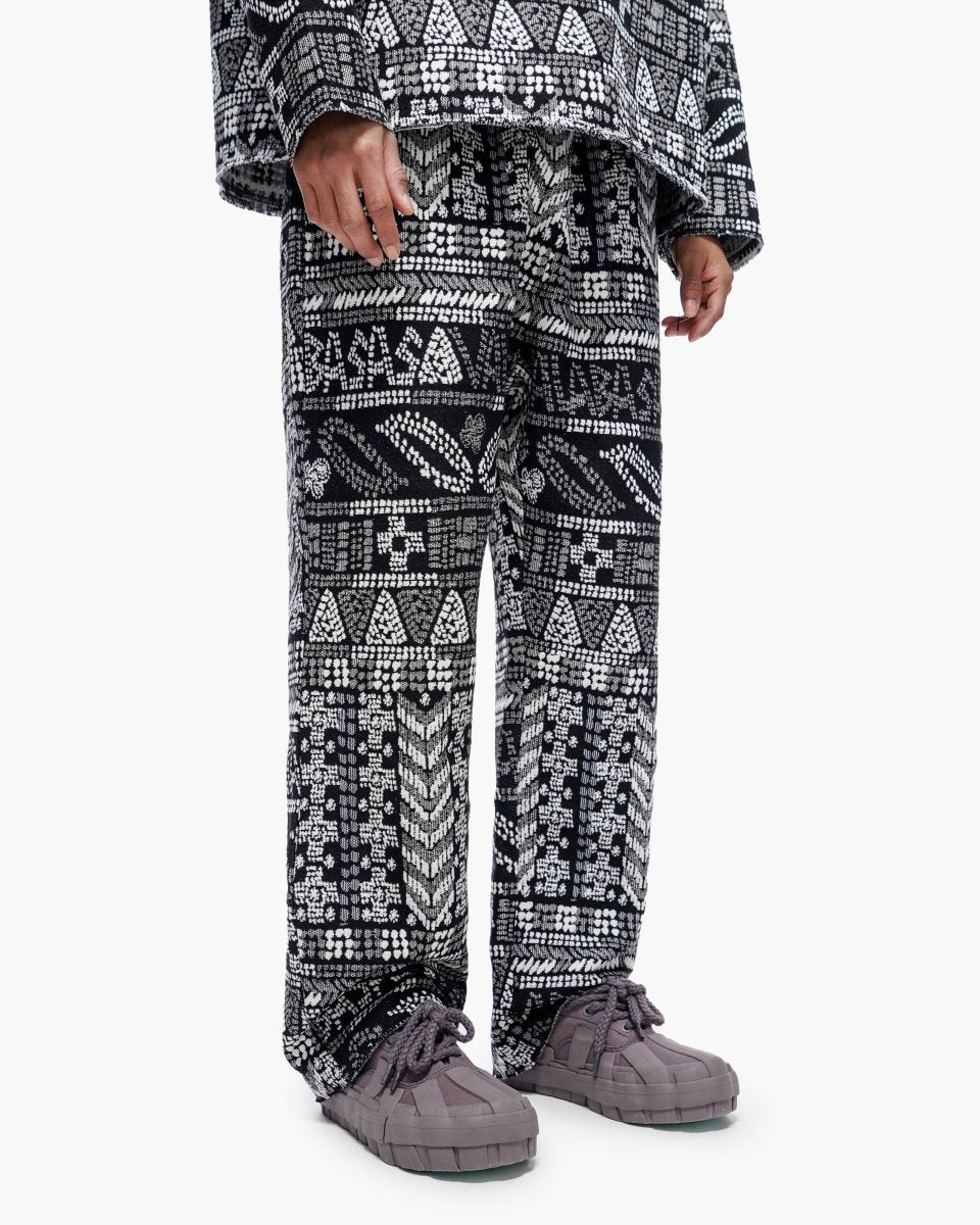 Winter Black Woven Pants - Valabasas