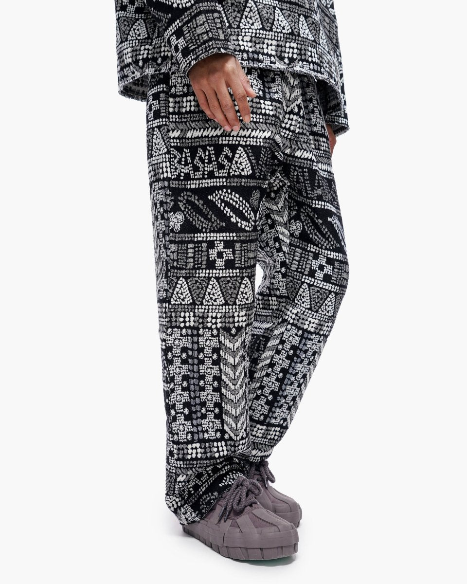 Winter Black Woven Pants - Valabasas