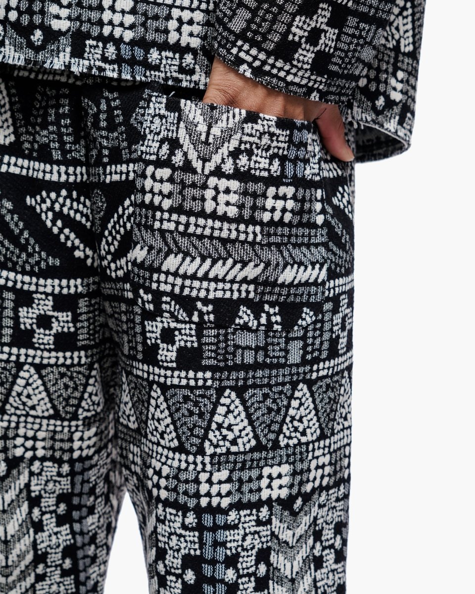 Winter Black Woven Pants - Valabasas