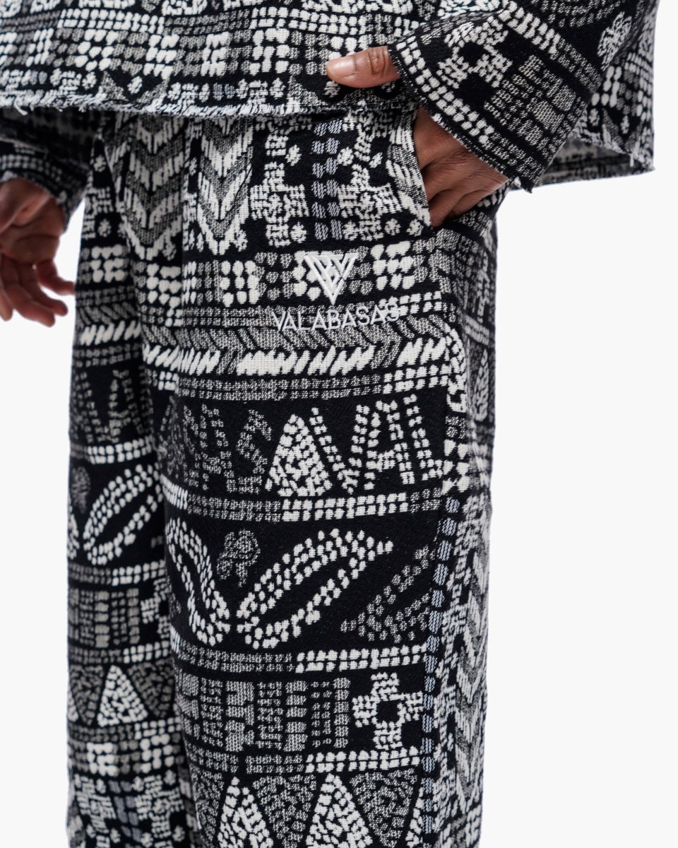Winter Black Woven Pants - Valabasas