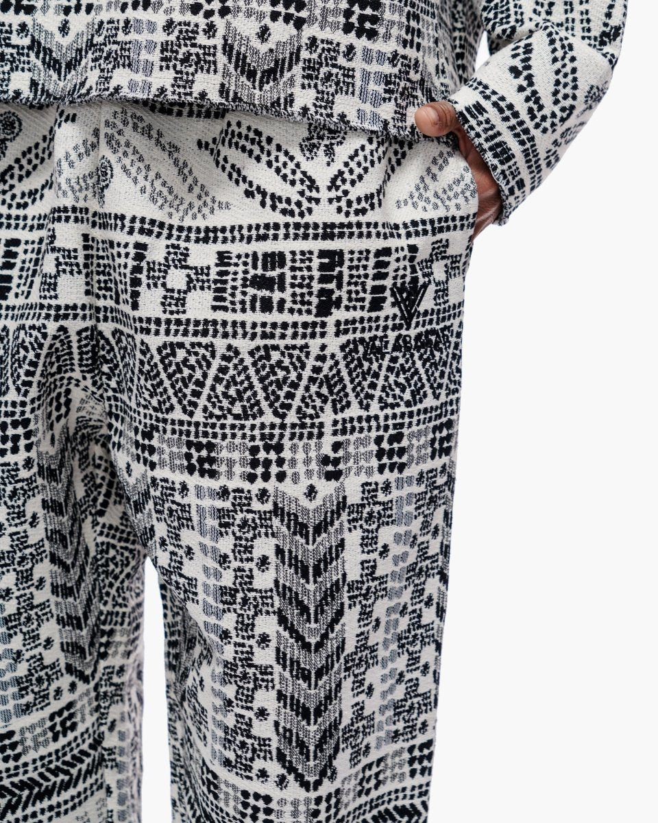 Winter White Woven Pants - Valabasas