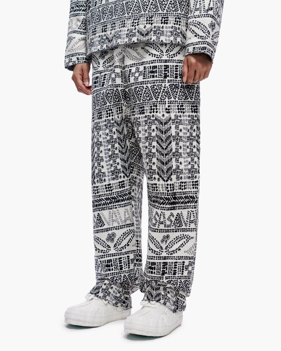 Winter White Woven Pants - Valabasas