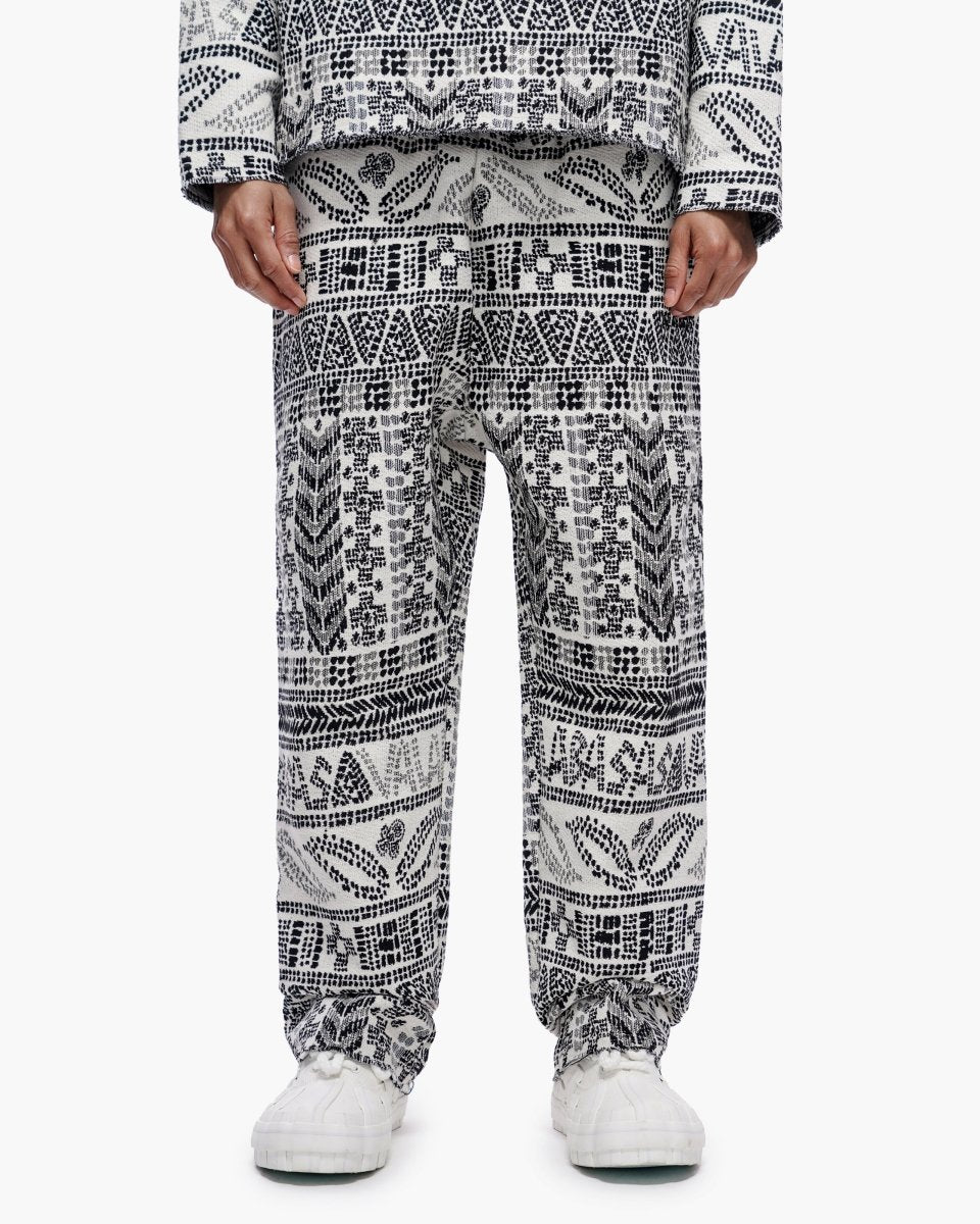 Winter White Woven Pants - Valabasas