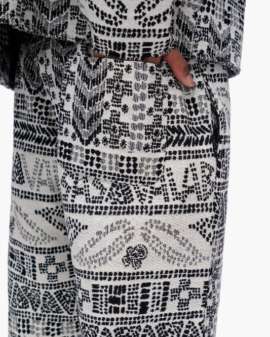 Winter White Woven Pants - Valabasas