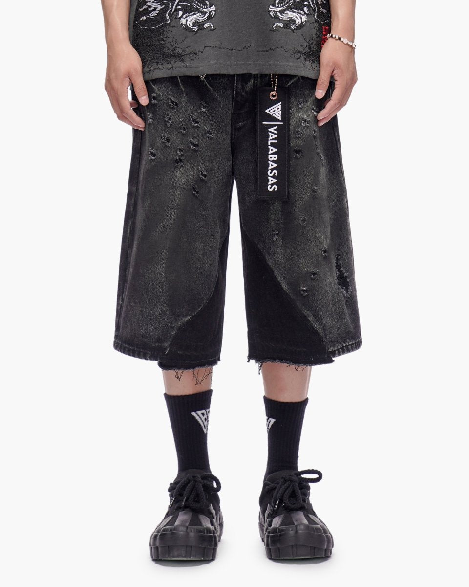 Wire Jorts Grey Wash - Valabasas