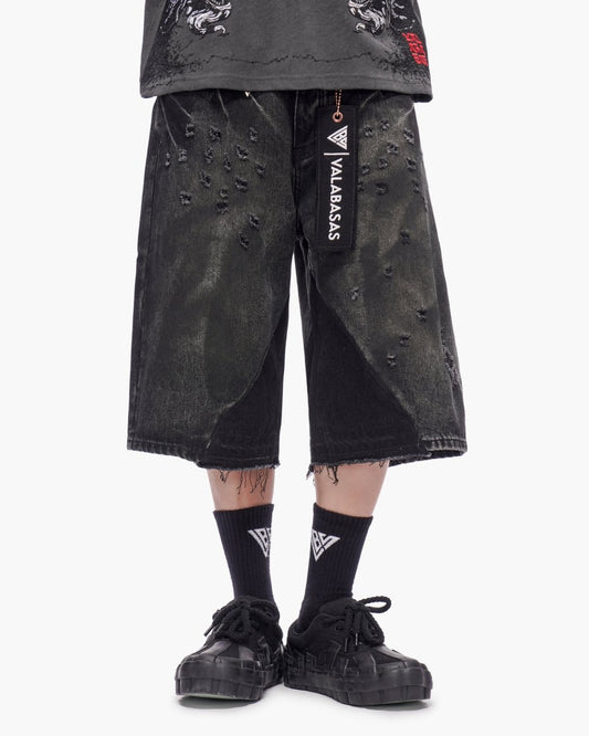 Wire Jorts Grey Wash - Valabasas