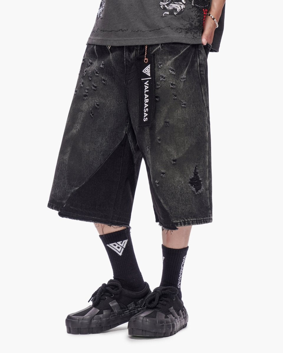 Wire Jorts Grey Wash - Valabasas
