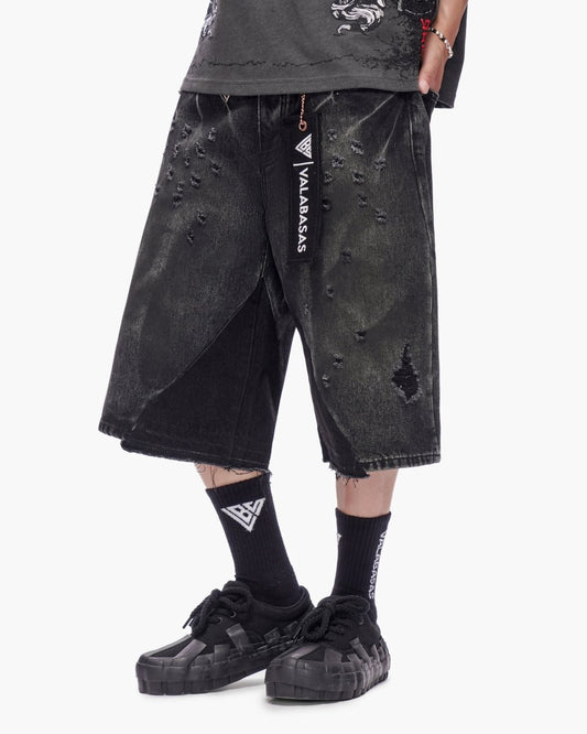 Wire Jorts Grey Wash - Valabasas