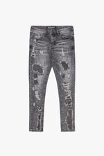 Jean skinny gris « WORN FROST »