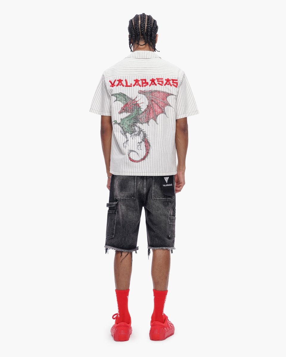 Xyoto Button Down Black/White - Valabasas