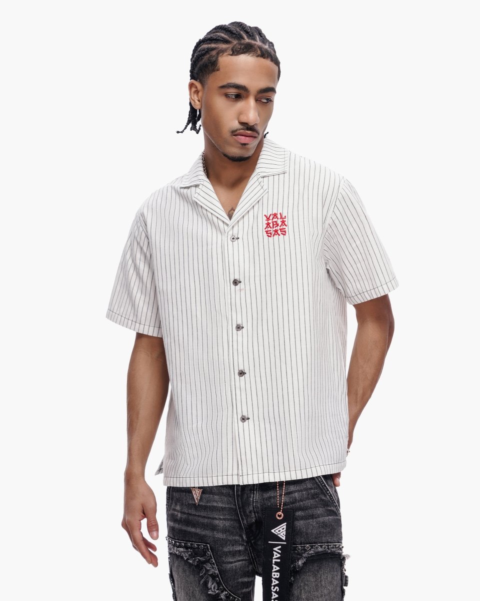 Xyoto Button Down Black/White - Valabasas