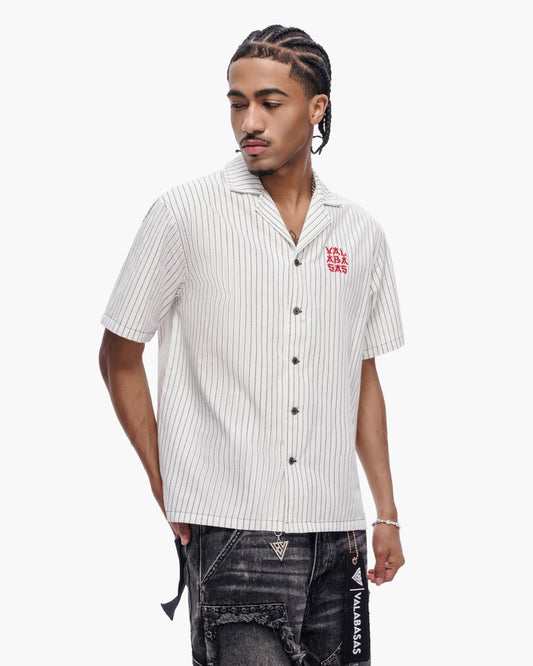 Xyoto Button Down Black/White - Valabasas