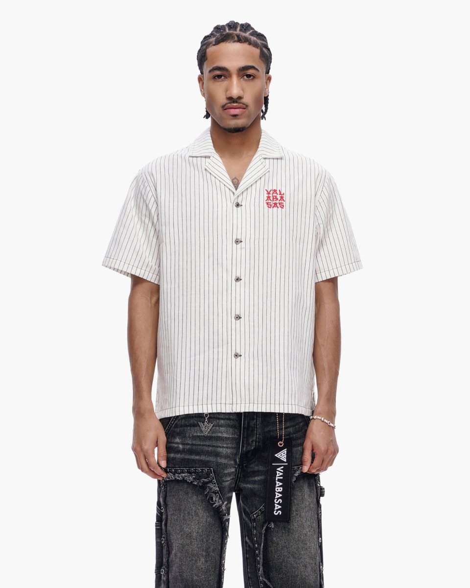 Xyoto Button Down Black/White - Valabasas