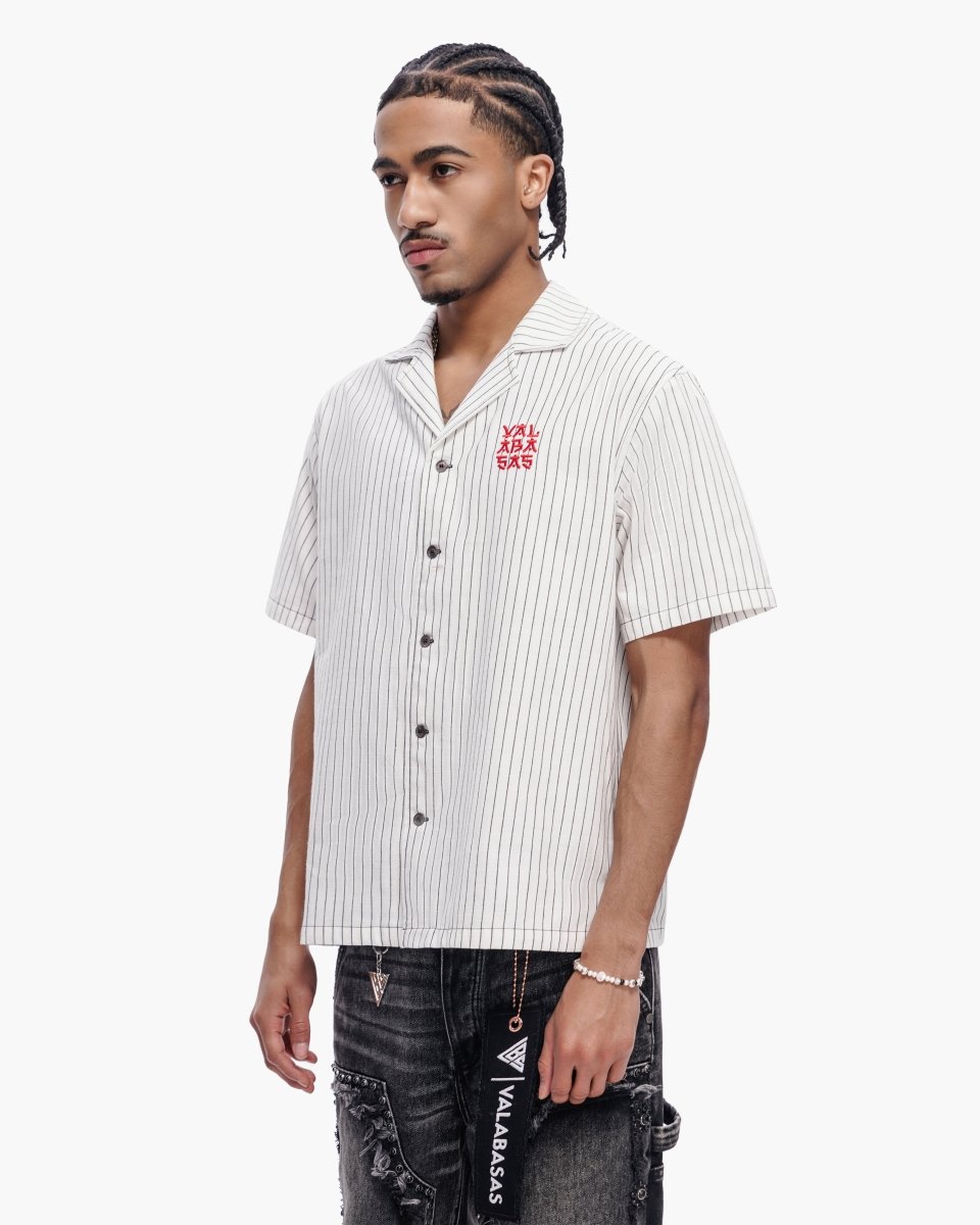 Xyoto Button Down Black/White - Valabasas