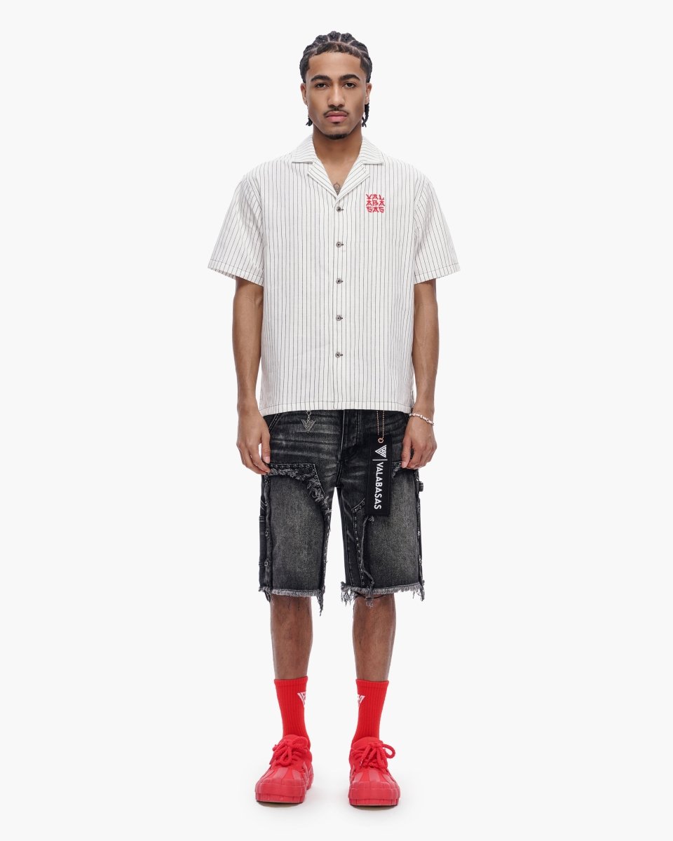 Xyoto Button Down Black/White - Valabasas