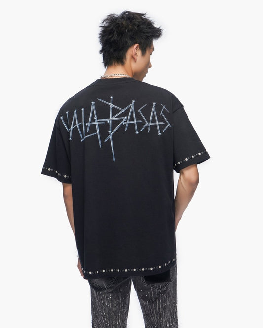 You're Screwed Vintage Black Tee - Valabasas