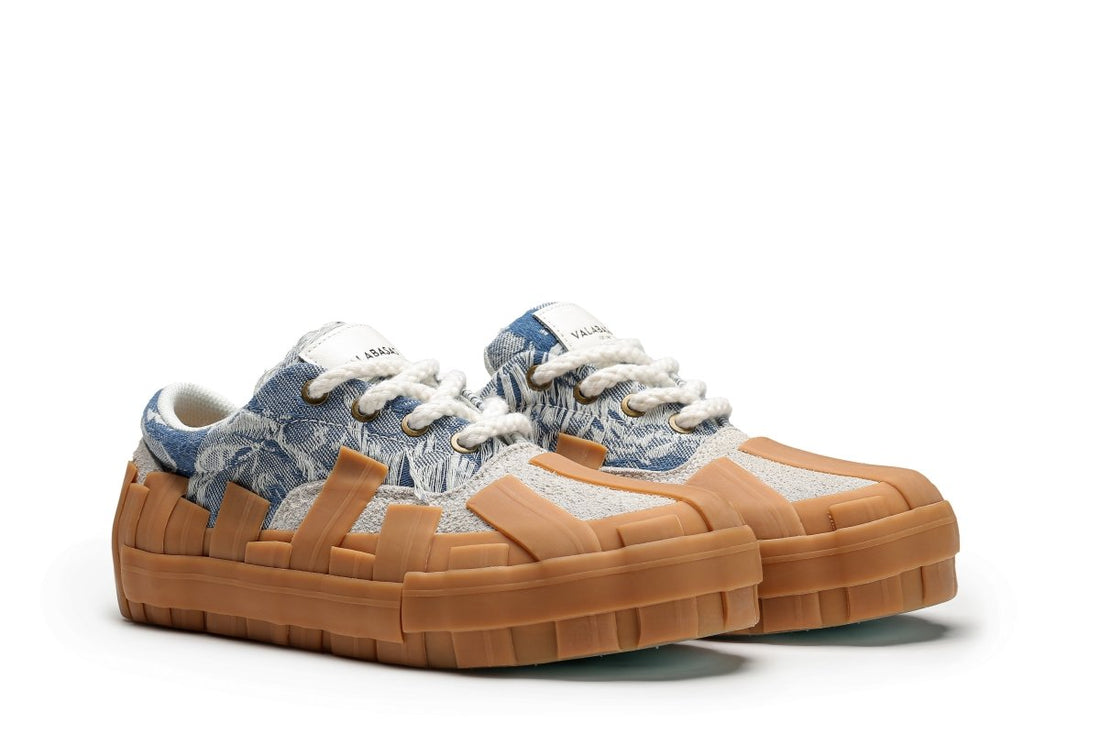 Yuratsu 100 Denim Gum Shoes - Valabasas