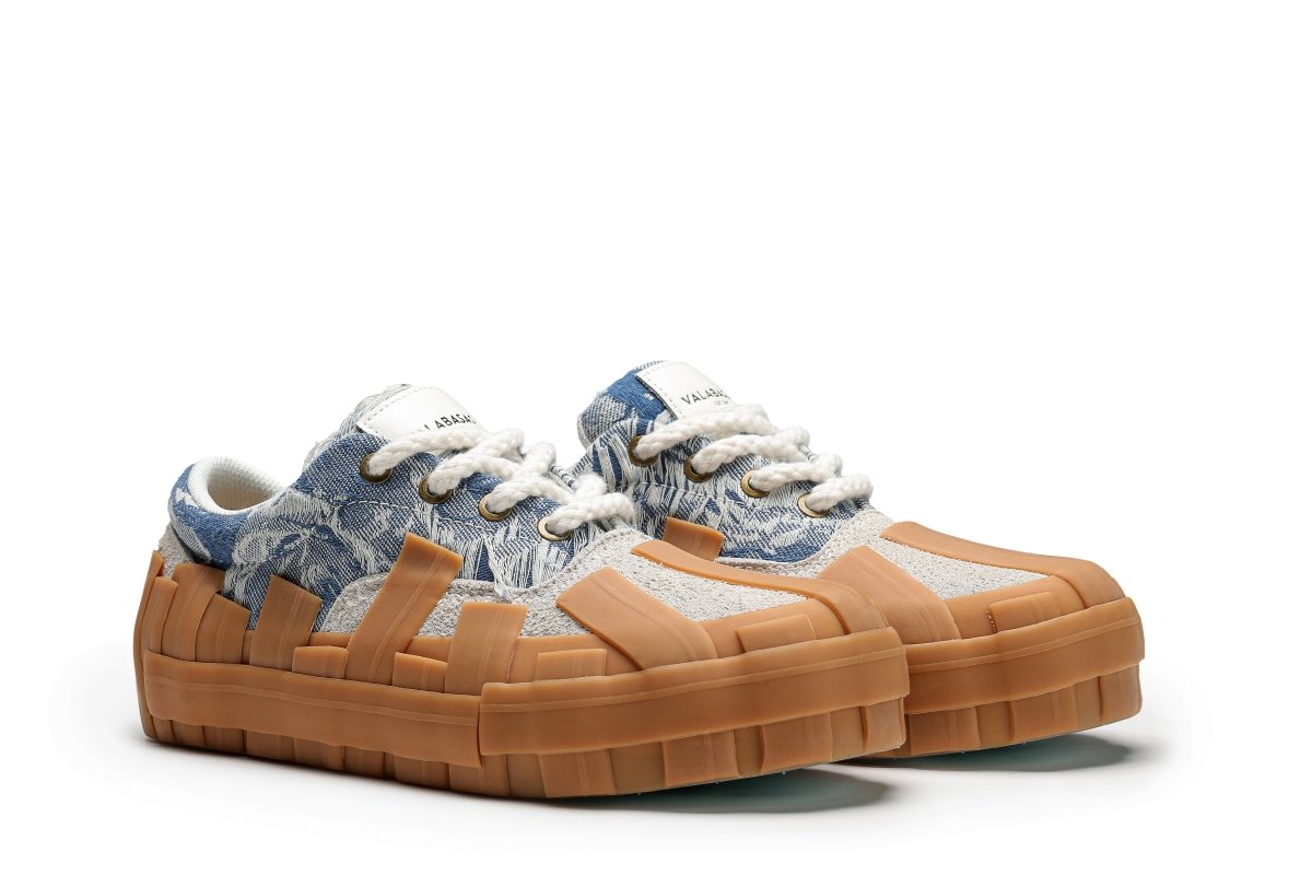 Yuratsu 100 Denim Gum Shoes - Valabasas