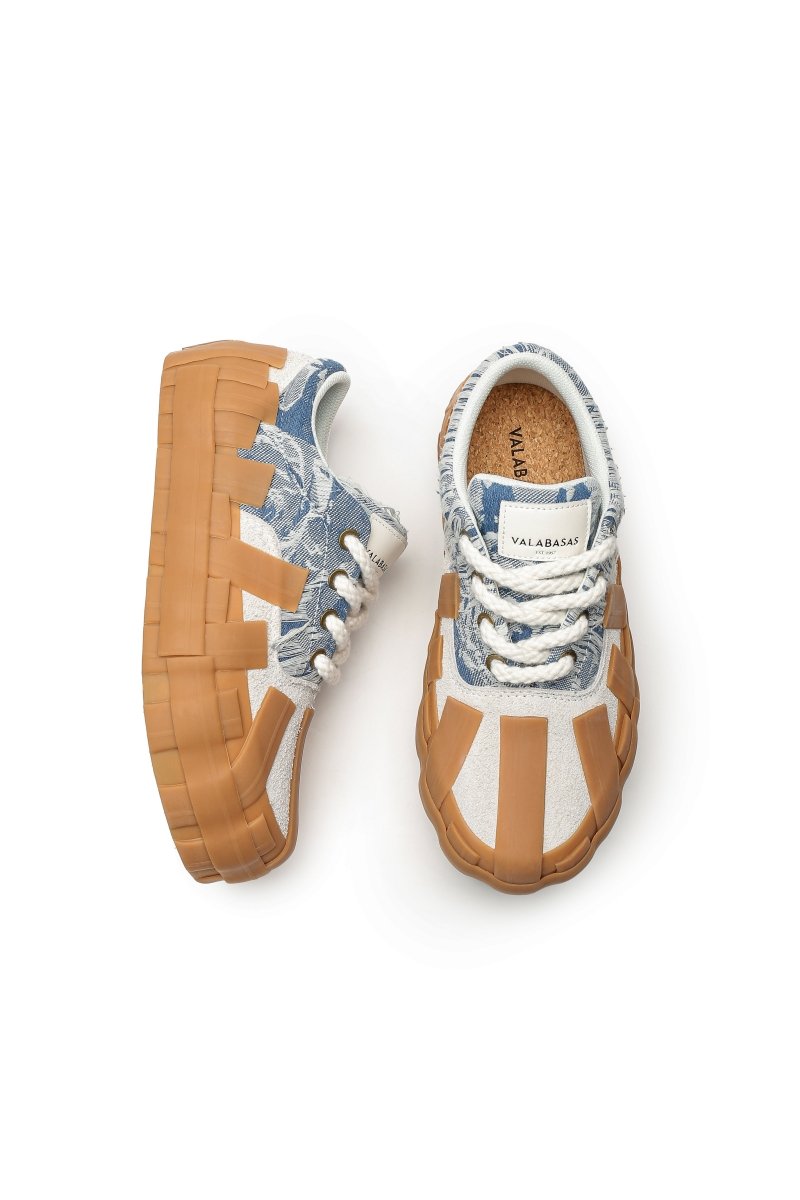 Yuratsu 100 Denim Gum Shoes - Valabasas