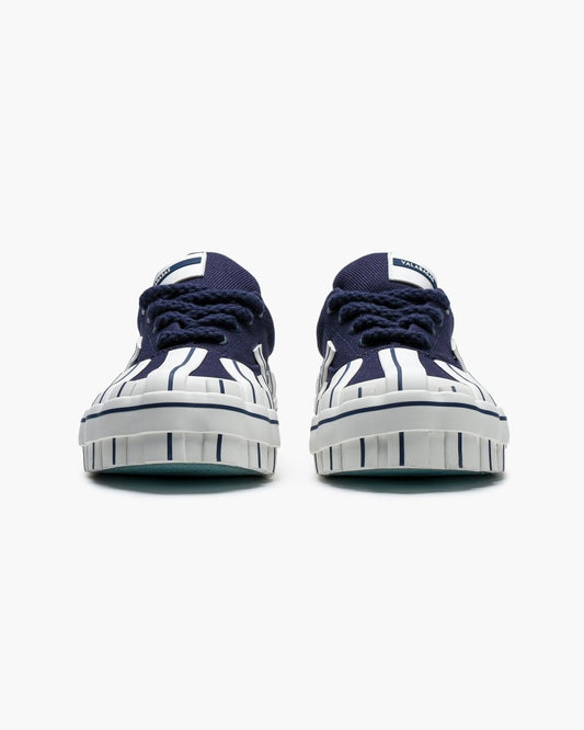 Yuratsu 100 Navy White Sneakers - Valabasas