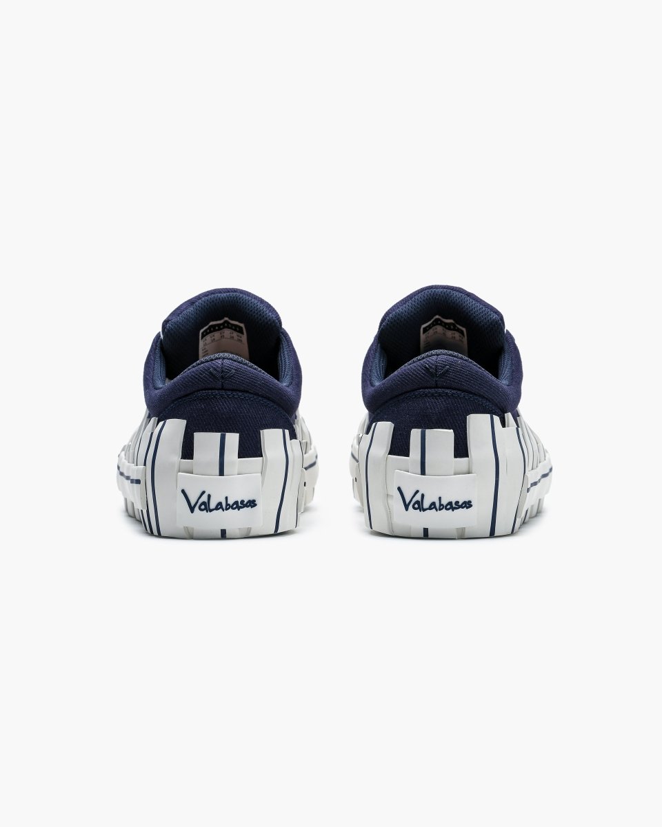 Yuratsu 100 Navy White Sneakers - Valabasas