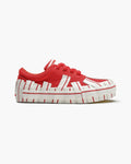 Yuratsu 100 Red White Shoes