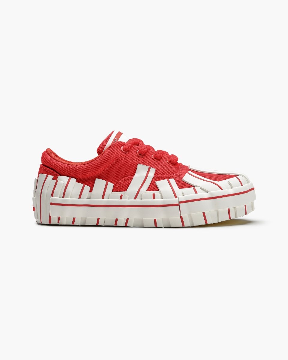 Yuratsu 100 Red White Shoes - Valabasas