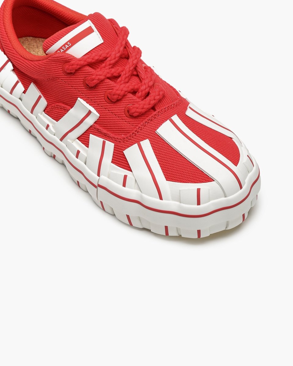 Yuratsu 100 Red White Shoes - Valabasas
