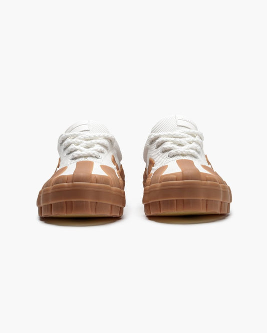 Yuratsu 100 White Gum Sneakers - Valabasas