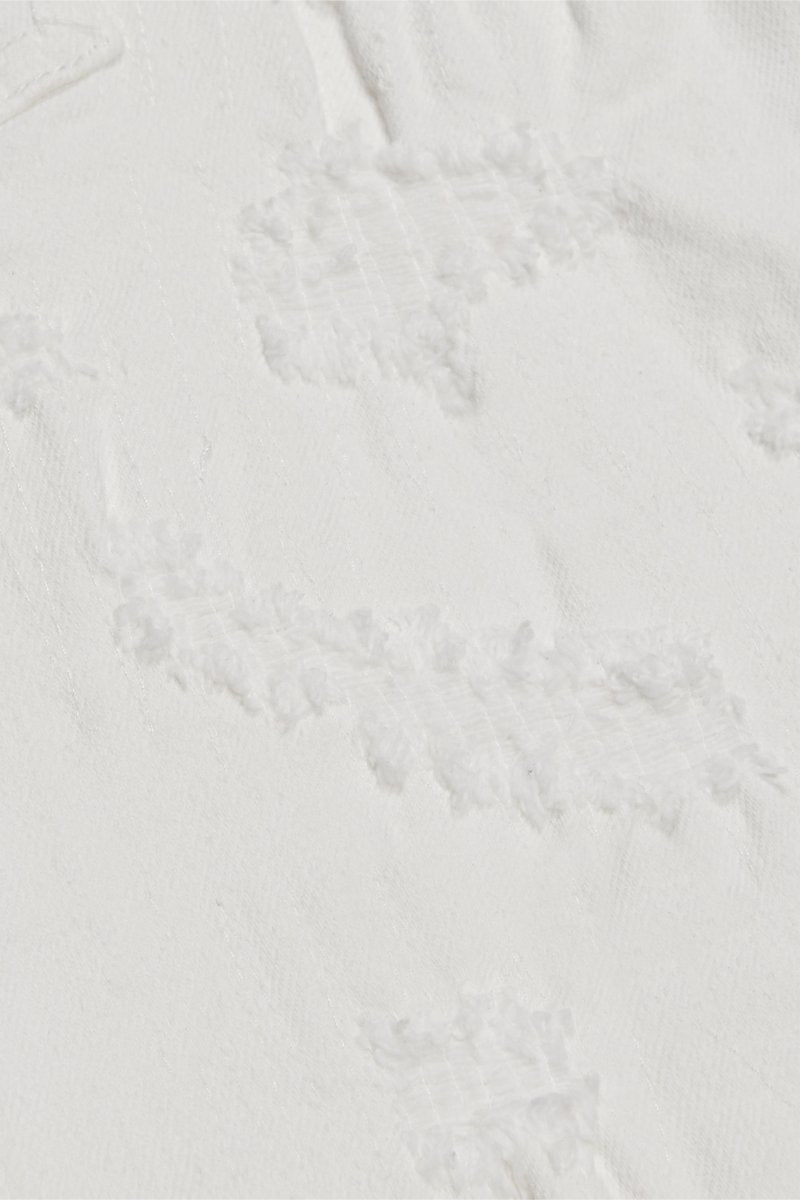 ZERO” FLARE JEAN WHITE STACKED – Valabasas