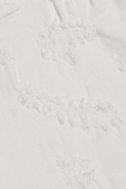 "ZERO” FLARE JEAN WHITE STACKED - Valabasas